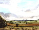 19 - Barbara Hilton - Distant View of the Hills - Watercolour.jpg